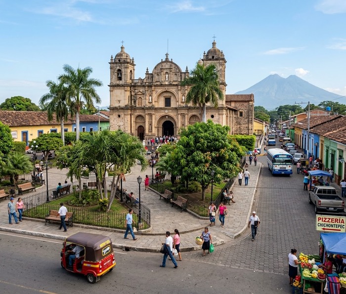 Zacatecoluca, cabecera departamental de La Paz