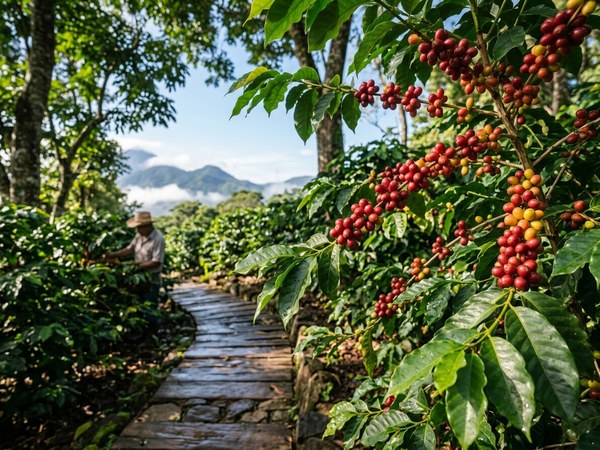 Tour de café en una finca cafetalera de la Ruta de las Flores